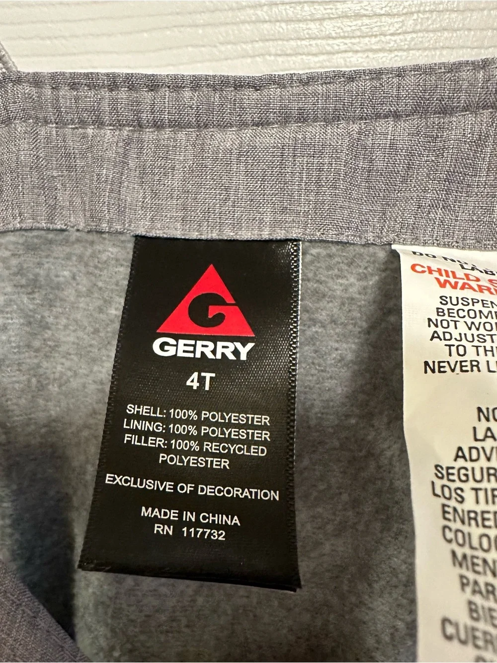 Gerry Weber Gray Kids Snow Bib Overalls